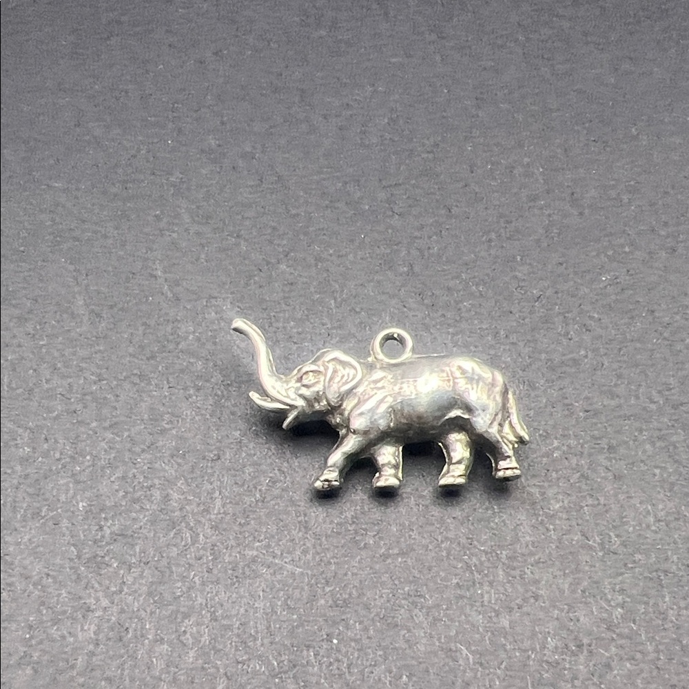 Sterling Silver Elephant  Pendant